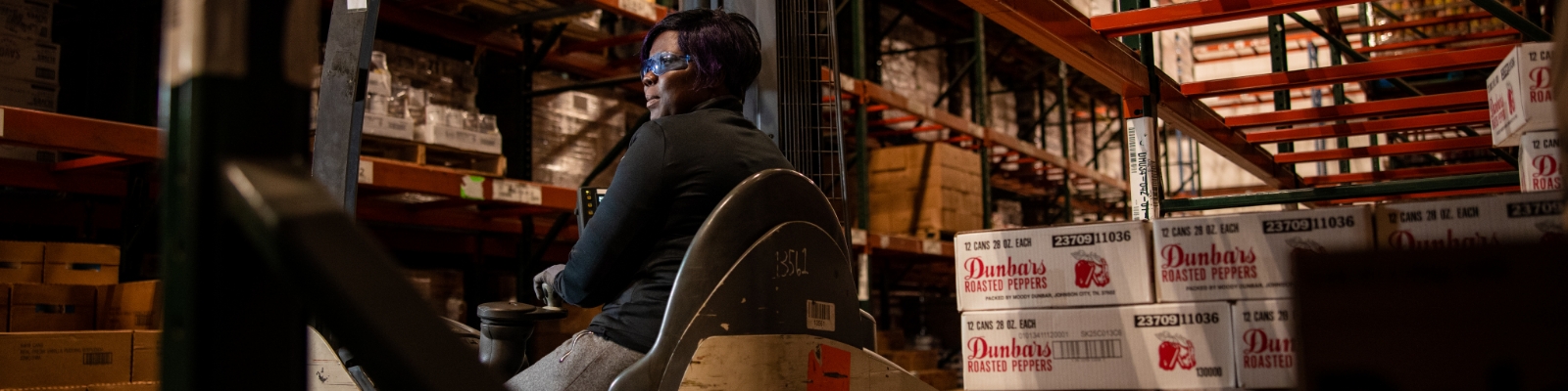 warehouse worker scanning